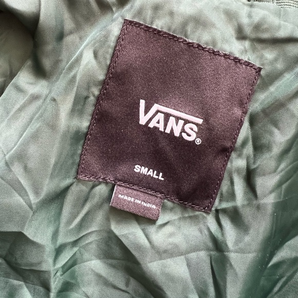 Vans Men's Green Canvas Collared Jacket - Size S - Picture 5 of 12